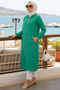 Zippered Green Modest Cape 70792Y
